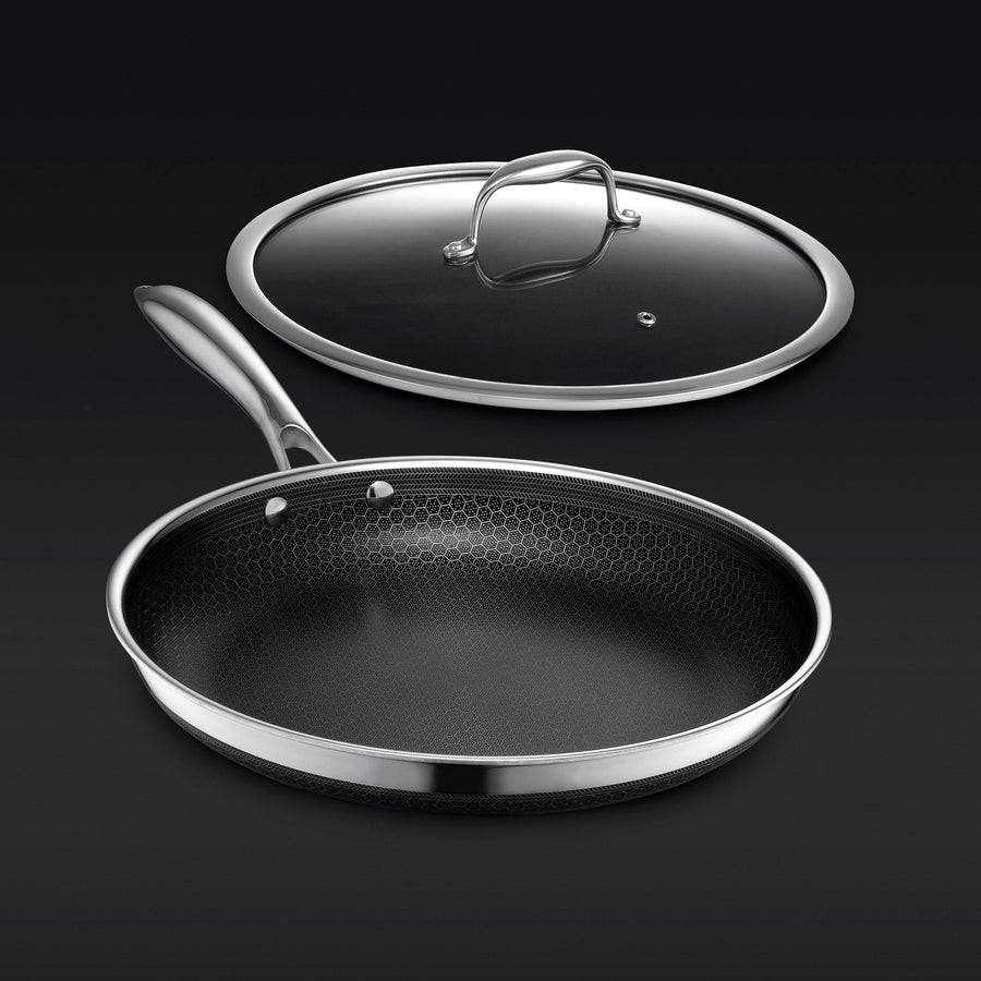 Hybrid Fry Pan with Lid, 12" R2